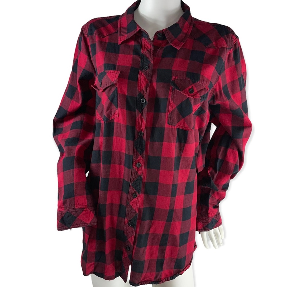 Torrid Long Sleeve Button Down Shirt Size 3